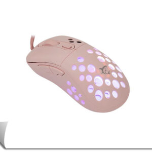 Mouse White Shark Gaming Azrael 12800dpi RGB Pink