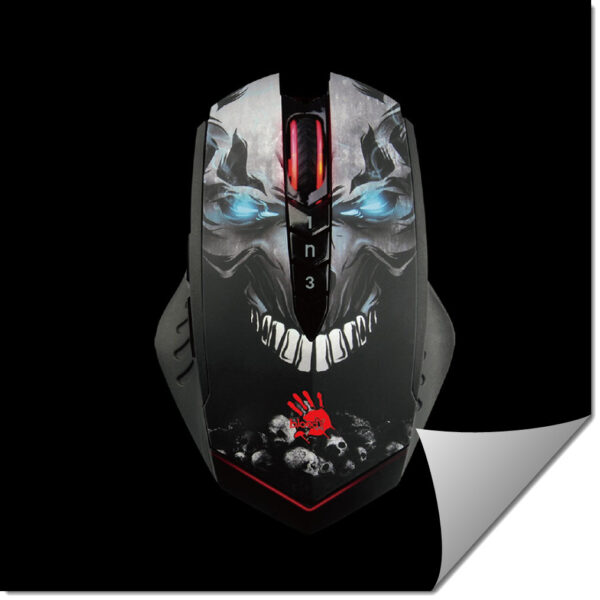 Mouse A4 R80 Plus Bloody Gaming Wireless Skull Activated - Image 2
