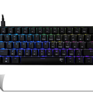 Keyboard White Shark Gaming Shinobi 2 60% Mechanical RGB Black Blue Switch Hot-Swap