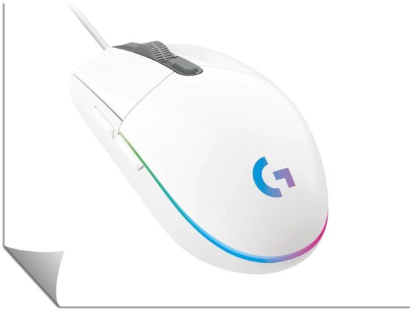Mouse Logitech Gaming G102 Lightsync RGB White