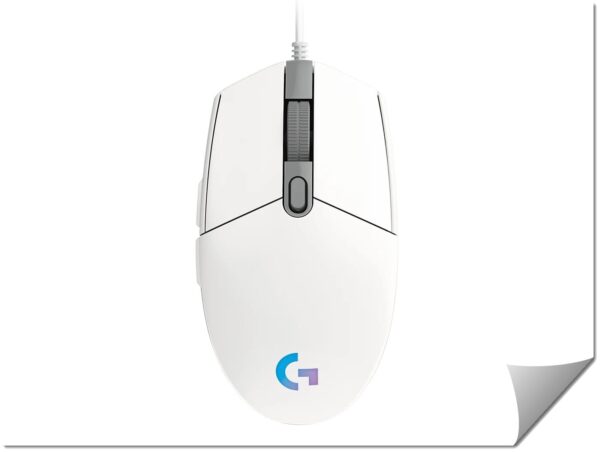 Mouse Logitech Gaming G102 Lightsync RGB White - Image 2